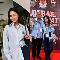 Gaya Azizah Salsha Hadir di Debat Cawapres. [Instagram]