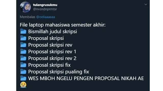 6 Drama Folder Tugas Kuliah Ini Benar Adanya, Pernah Ngalamin?