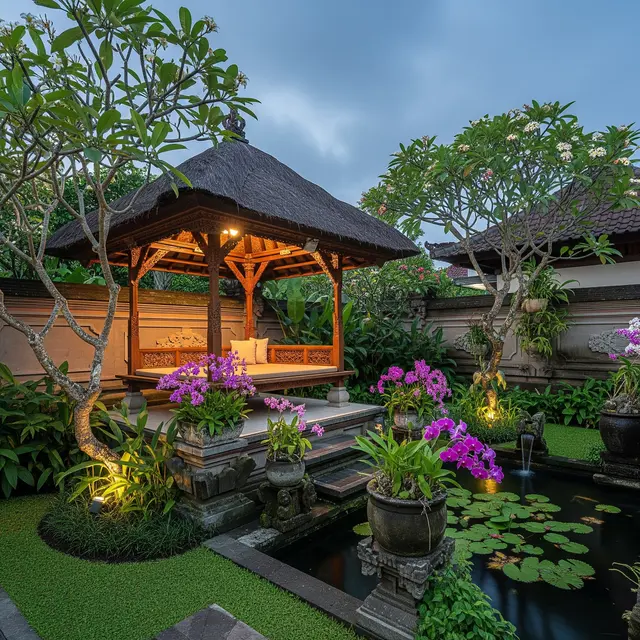 9 Desain Taman Belakang Rumah dengan Gazebo, Menciptakan Surga Relaksasi