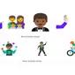 Google berencana akan menggulirkan pembaruan desain emoji ini di sistem operasi Android N. (Doc: The Verge)
