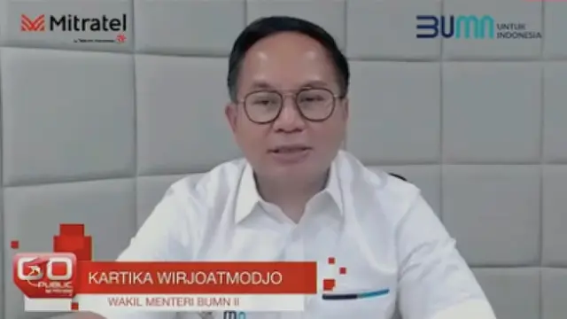 Wakil Menteri BUMN II Kartika Wirjoatmodjo (Dok: tangkapan layar/Pipit R)