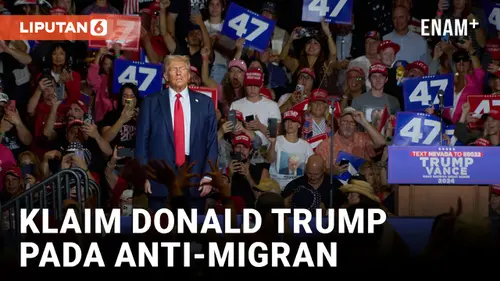 VIDEO: Donald Trump Terus Mendorong Agenda Anti-Migran pada Rapat Umum di Reno