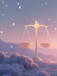 logo ramalan zodiak libra (sumber: AI generated)