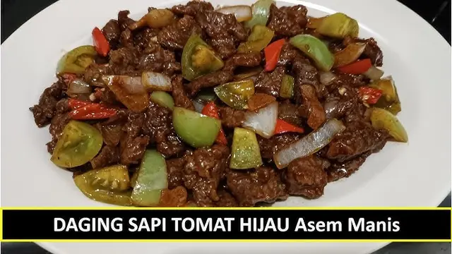 Oseng Daging Sapi Bumbu Tomat