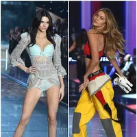 Kendall Jenner dan Gigi Hadid (AFP/Bintang.com)