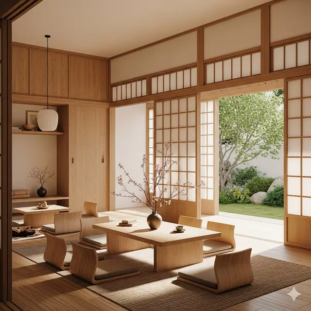 Model Jepang yang Simpel dan Tenang