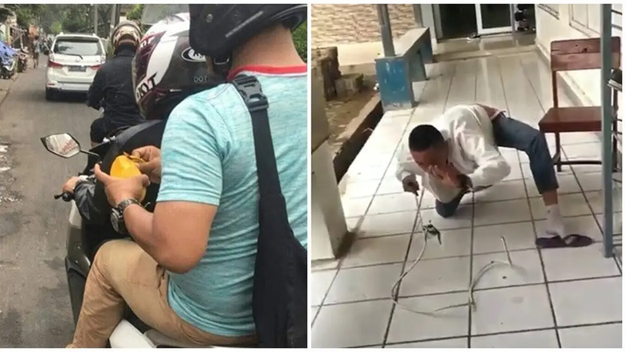 Kelakuan Nyeleneh Saat Mengisi Waktu Luang Ini Bikin Cengengesan