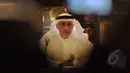 Duta Besar Arab Saudi, Musthafa Ibrahim Al-Mubarak Mustafa Bin Ibrahim Al-Mubarak usai mengelar Jumpa Pers di Kediaman Dubes Saudi Arabia, Jakarta, Sabtu (11/04/2015).(Liputan6.com/Andrian M Tunay)