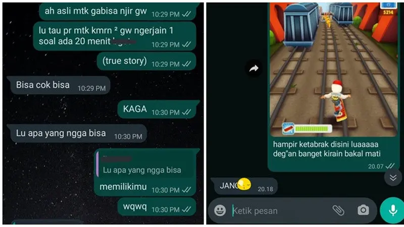 6 Chat Serius Bareng Teman Ini Berakhir Kocak, Bikin Ngakak