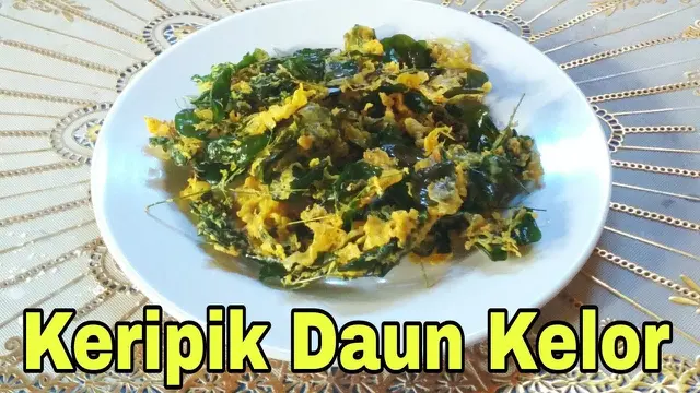 Keripik daun kelor
