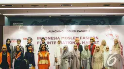 Indonesia Moslem Fashion akan diramaikan oleh desainer-desainer fashion muslim ternama Indonesia seperti Deden Siswanto, Itang Yunas, Irna Mutiara dan Hannie Hananto, Jakarta, Rabu (29/10/2014). (Liputan6.com/Faizal Fanani)