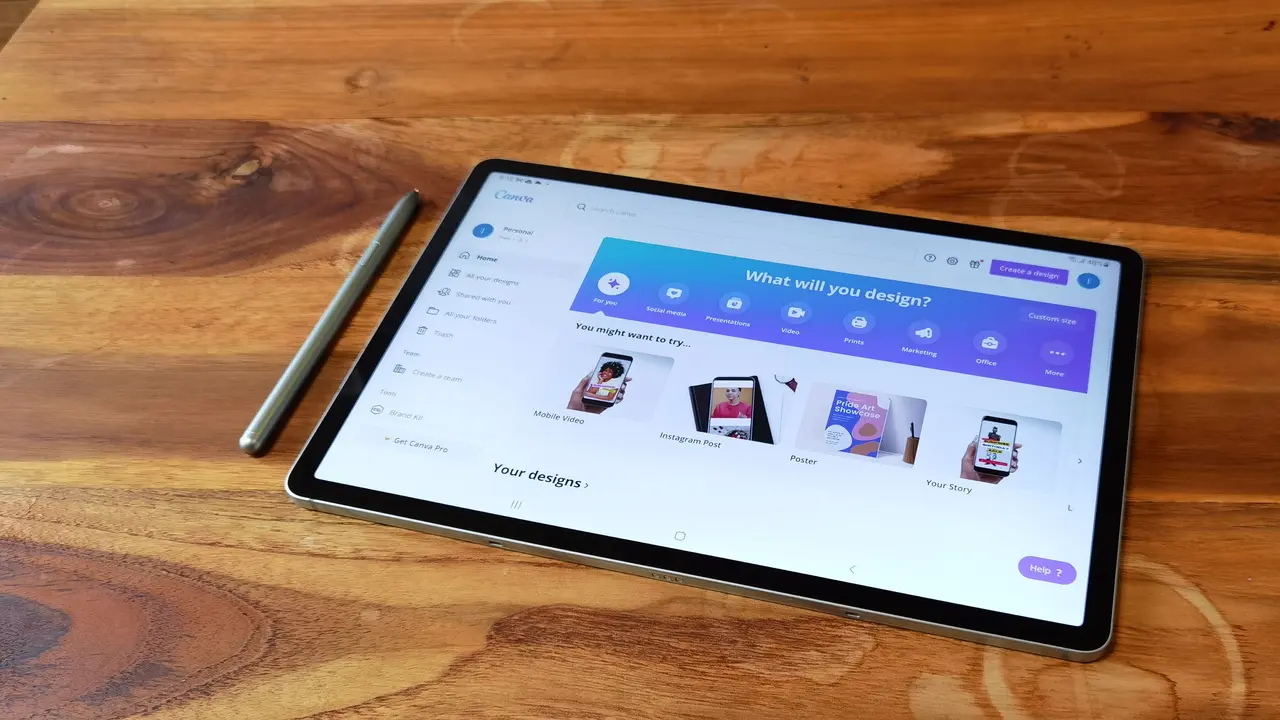 Samsung Galaxy Tab S7 FE 5G. Liputan6.com/Iskandar