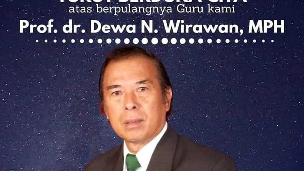 Guru Besar Epidemiologi Unud Meninggal Dunia