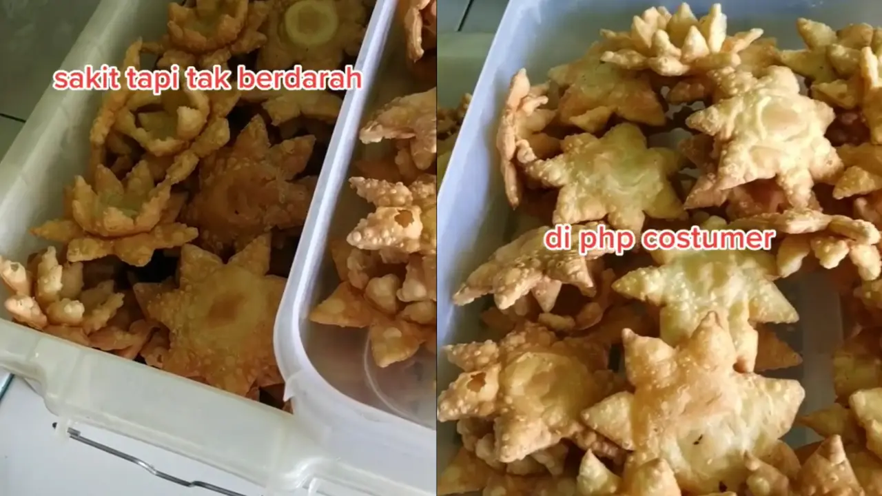 Pedagang kue merugi 350 buah pastel