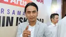 Terlihat puluhan artis hadir dalam acara Salawat Anti Narkoba yang digelar di Gedung Serba Guna Masjid Baiturahman, komplek Parlemen, Senayan, Jakarta, Selasa (6/3/2018). (Adrian Putra/Bintang.com)