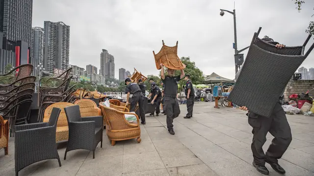 Kota Chongqing di China Dilanda Banjir Parah