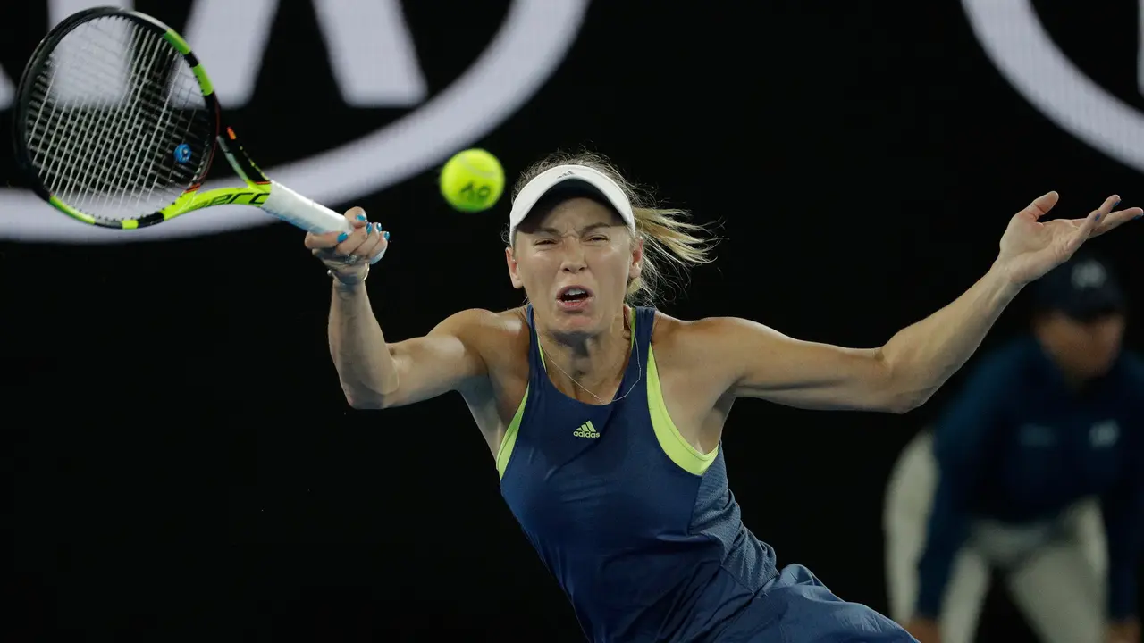 Caroline Wozniacki Banting Raket di Australia Terbuka