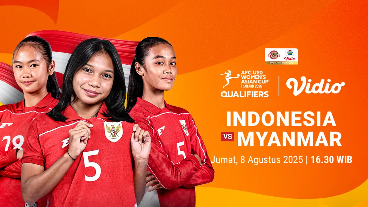 Siaran Langsung AFC U-20 Women’s 2026 Indonesia vs Myanmar