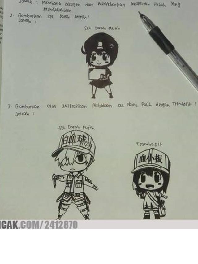 6 Jawaban Absurd Murid Pakai Gambar Ini Sulit Dipahami Guru, Kocak