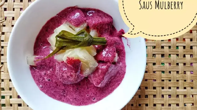 Resep singkong Thailand saus mulberry. (dok. Cookpad @aanghudaya)