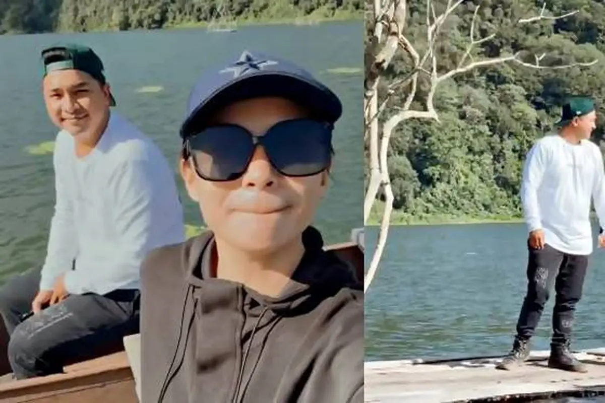 4 Bulan di Bali, Ini 6 Potrret Chelsea Olivia dan Glenn Alinskie Main di Danau