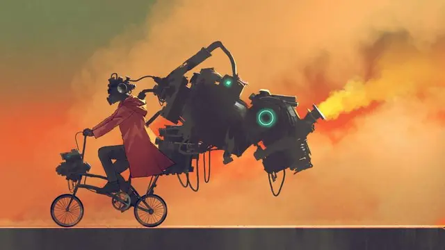 Ilustrasi digital karya Tithi Luadthong