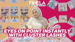FIMELA BEAUTY REVIEW JANUARI - CLUSTER LASHES