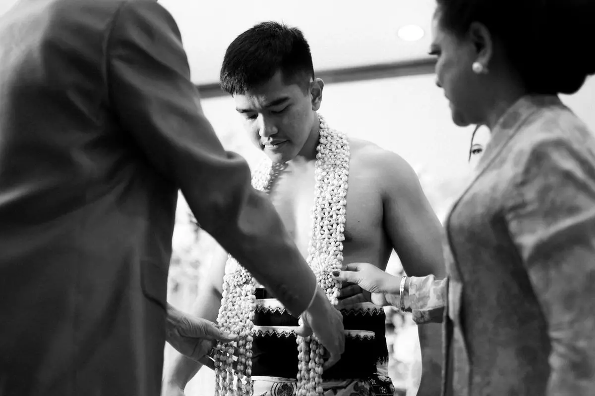 Kaesang Pangarep lakoni siraman jelang nikah (Bridestory/MORDEN)