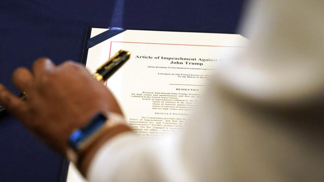 FOTO: Donald Trump Kembali Dimakzulkan DPR Amerika Serikat