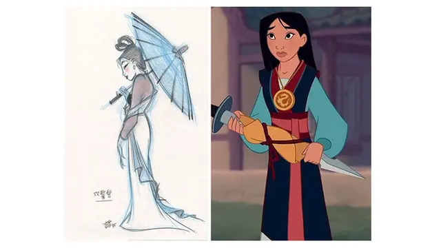 5 Potret Konsep Asli Gambar Disney Ini Ternyata Hanya dari Sketsa Sederhana