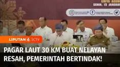 Pagar laut sepanjang 30 Km di perairan Tangerang, meresahkan nelayan setempat. Kementerian Kelautan dan Perikanan pun angkat bicara.