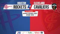 Jadwal NBA, Houston Rockets Vs Cleveland Cavaliers. (Bola.com/Dody Iryawan)