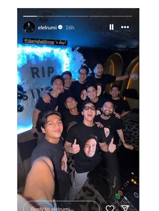 5 Momen Groom Shower Thariq Halilintar, Penuh Kemeriahan