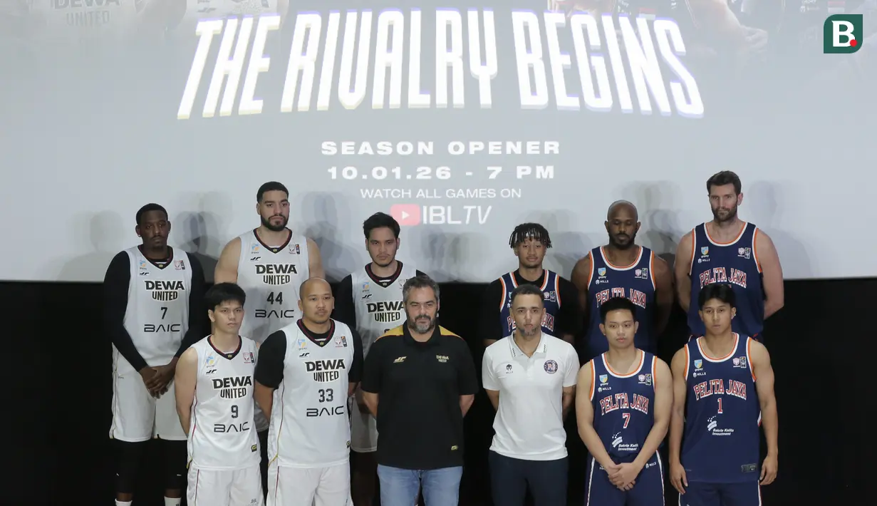 Dua finalis musim lalu Dewa United Banten dan Pelita Jaya Basketball dipastikan akan saling berhadapan pada laga pembuka. (Bola.com/M Iqbal Ichsan)