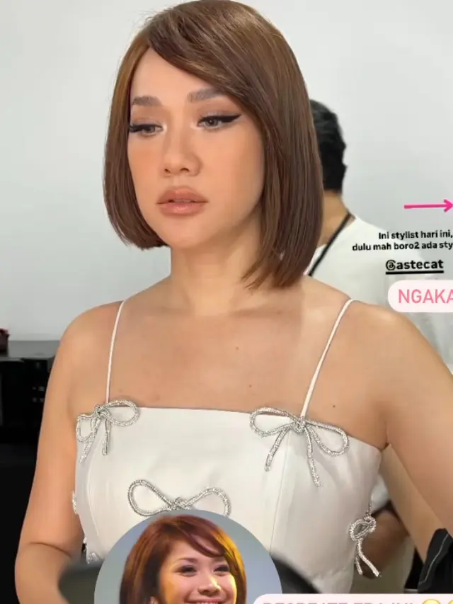Bunga Citra Lestari Kembali Tampil dengan Rambut Bob Era Lagu Sunny. [@bumiauw]