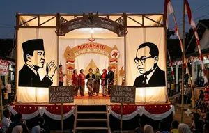 12 Ide Dekorasi Panggung Agustusan dari Kardus Bekas, Inspirasi Kreatif Bikin Meriah