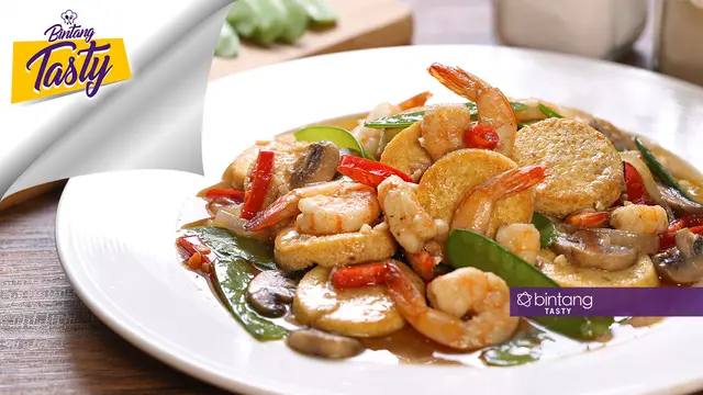 [Bintang] Menu Sahur: Tumis Tahu Sutra dan Jamur