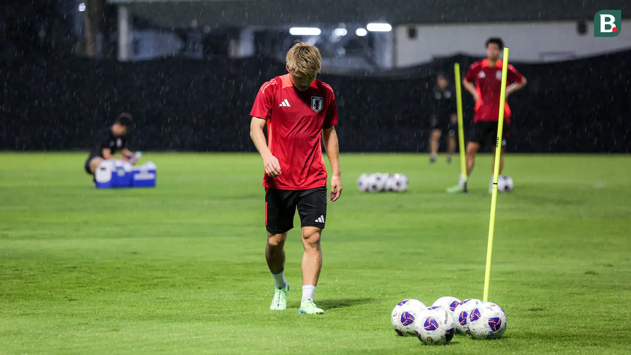 Foto: Langsung Tancap Gas! Jepang Gelar Latihan Perdana Jelang Lawan Timnas Indonesia di Kualifiaksi Piala Dunia 2024