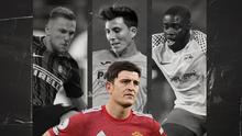 Harry Maguire, Dayot Upamecano, Pau Torres dan Milan Skriniar. (Bola.com/Dody Iryawan)