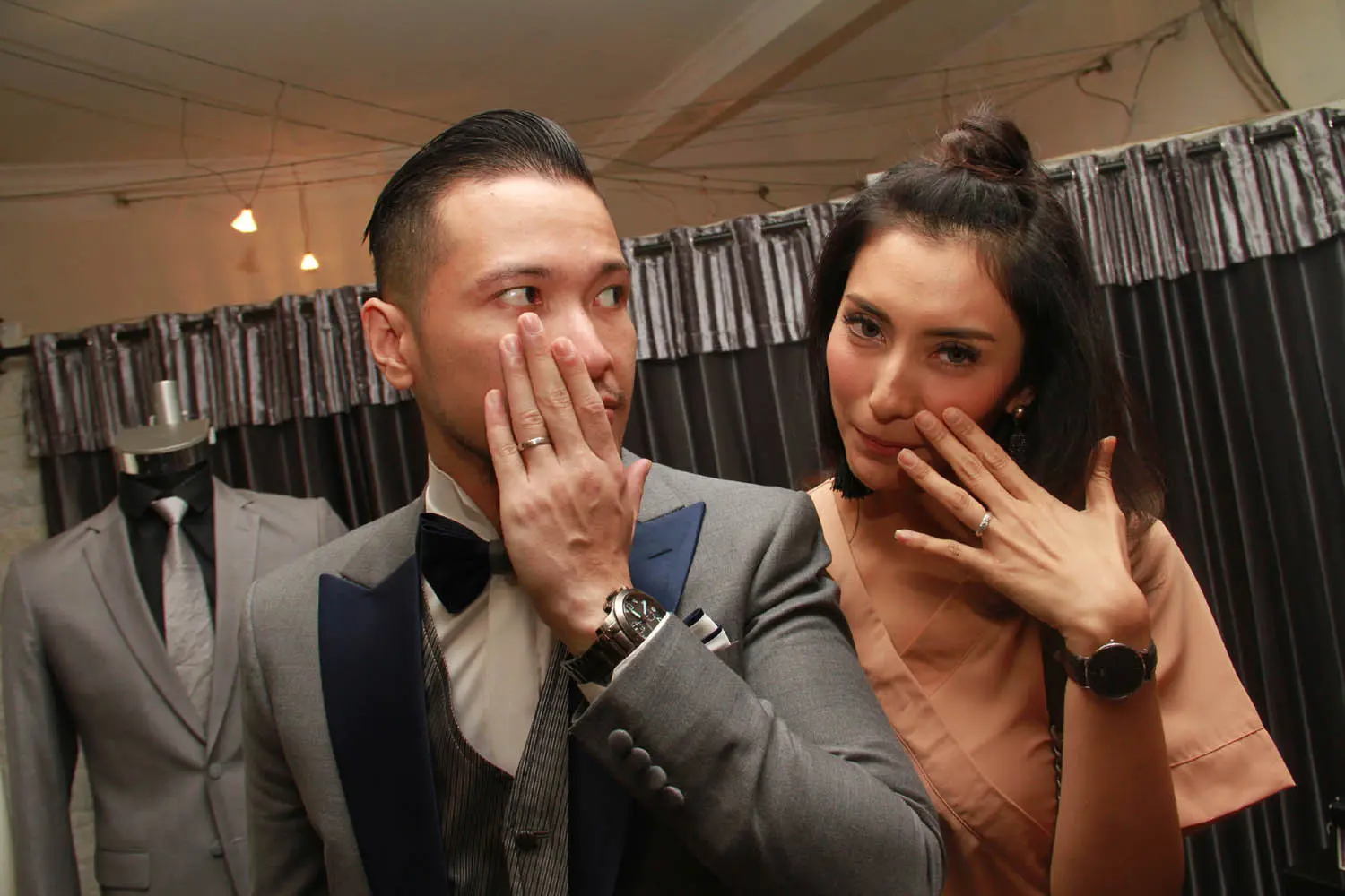 Tyas Mirasih dan Raiden Soedjono (Nurwahyunan/Bintang.com)