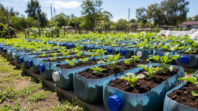 Cara Membuat Kebun Pangan Keluarga dari Galon Bekas/AI Generated
