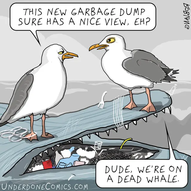 Seniman Ini Ingatkan Polusi Sampah di Laut Lewat Ilustrasi, 7 Hasilnya Mengagumkan