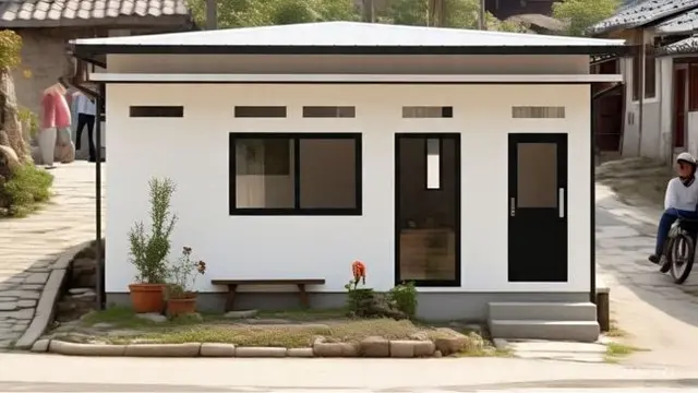 7 Gambar Rumah Sederhana Budget Minim di Desa, Tetap Nyaman dan Estetik (Sumber: Meta AI)