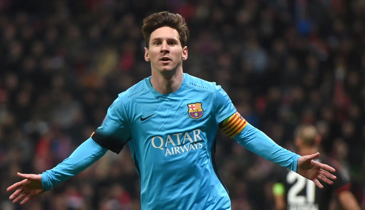 Lionel Messi baru saja membawa Barcelona menjuarai Piala Dunia Antarklub 2015. (EPA/Jonas Guettler)