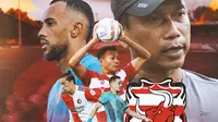 Piala Presiden 2024 - Ilustrasi Pelatih dan Pemain Madura United (Bola.com/Adreanus Titus)