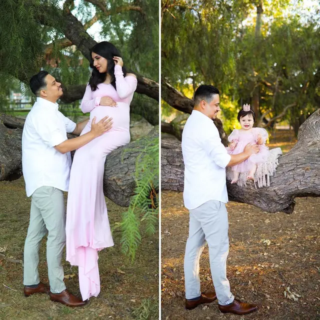 Pria Ini Buat Reka Potret Mendiang Istri Bersama Anaknya, 6 Hasilnya Bikin Haru. (Sumber: Instagram/@__jamesalvarez)