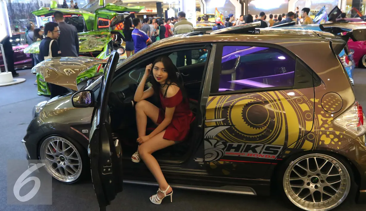 JBTC yang digelar hingga 2 Oktober mendatang ini sebagai bentuk apresiasi Honda kepada para modifikator yang mengekspresikan kreativitasnya melalui produk Honda, Jakarta, Kamis (29/9). (Liputan6.com/Angga Yuniar)