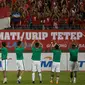 Timnas Indonesia saat latihan jelang laga melawan Vietnam di Stadion MPS, Selangor, Selasa (22/8/2017). Indonesia akan menghadapi Vietnam pada  laga keempat Grup B SEA Games 2017. (Bola.com/Vitalis Yogi Trisna)