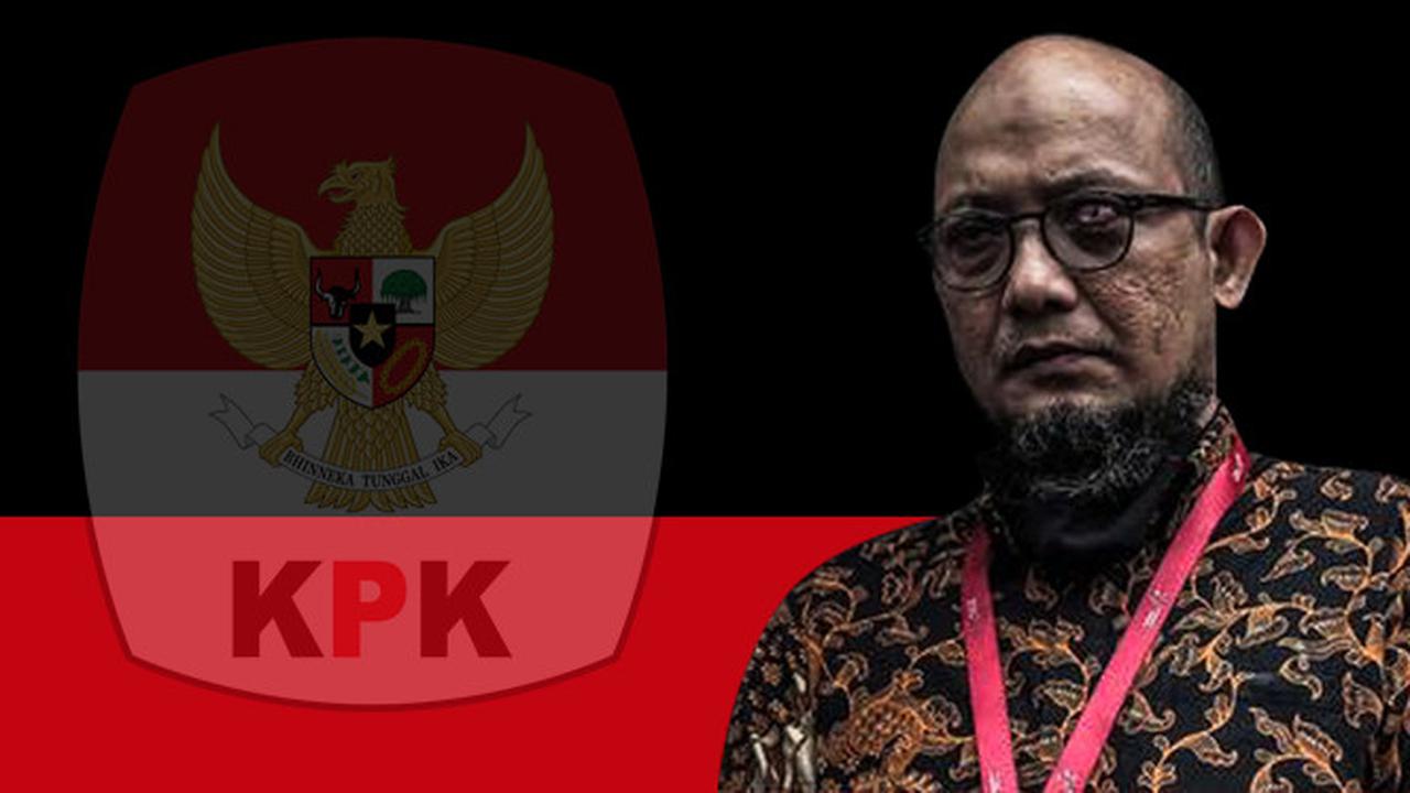 Banner Penyidik KPK Novel Baswedan