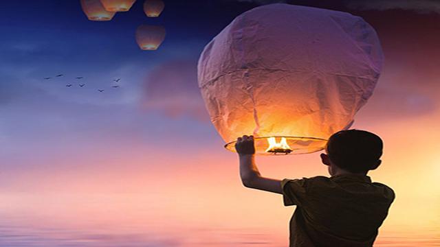 Ilustrasi lampion saat Waisak